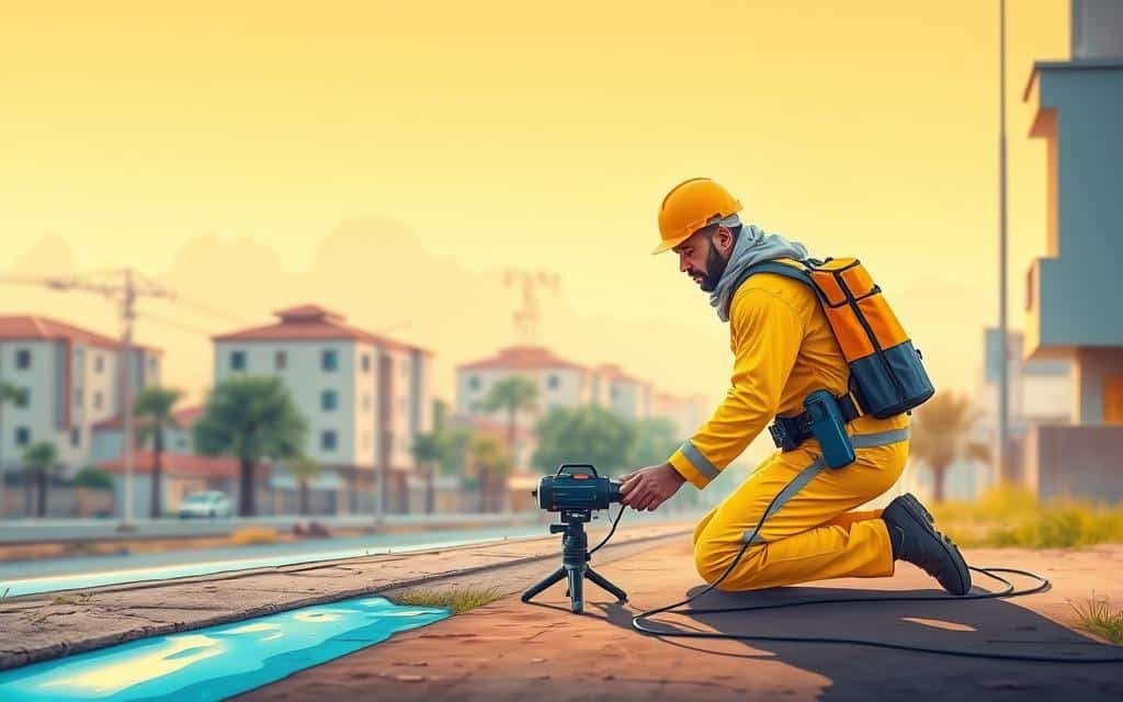 الأنظمة الهيدروليكية المتقدمة والتشخيص الراداري للأنابيب: الدليل التقني الشامل في كشف تسربات المياه وحماية المتانة الإنشائية